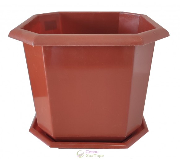 Кашпо восьмигранне 230*230 мм